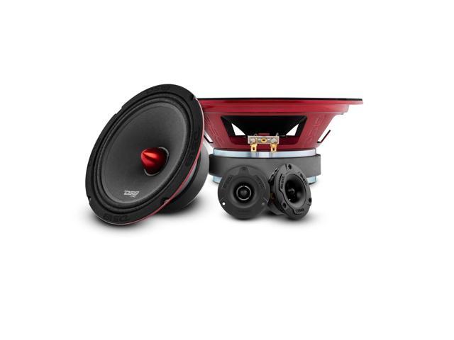 PRO-X8.4BMPK Mid and High Complete Package - Includes 2X Midrange Loudspeaker 8' and 2X Aluminum Super Bullet Tweeter 1' Built in Crossover - Door.