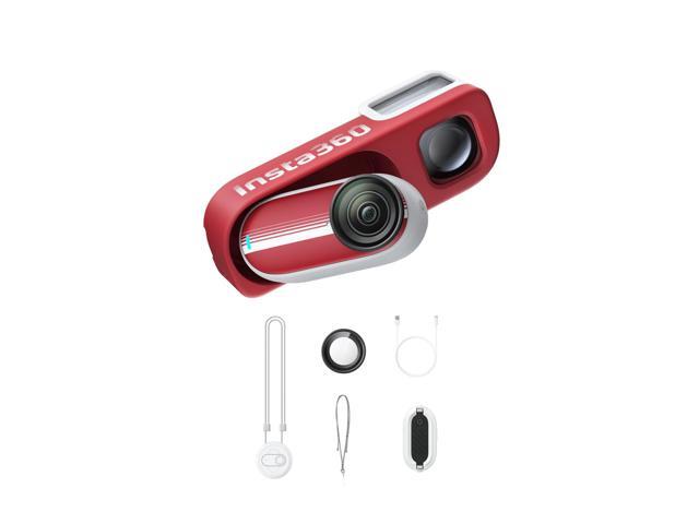 GO 3S Retro Bundle Special Edition 64GB Red - Small 4K Vlogging Camera, Hands-Free POV Cam, Retro Filters, 4K30fps, Extra Bttery, Lightweight...