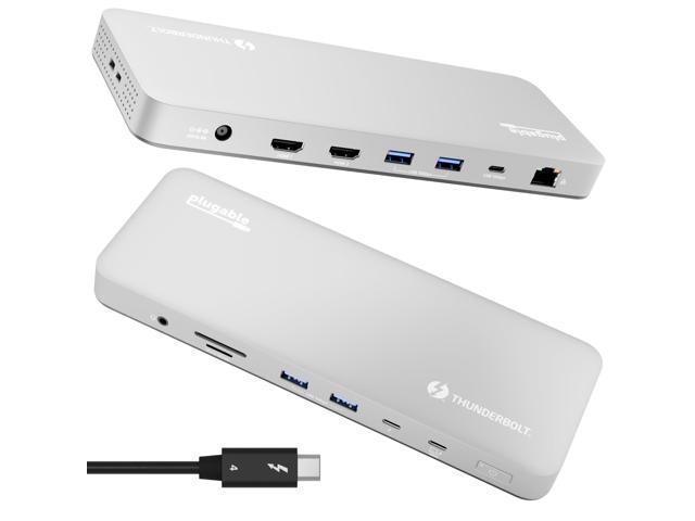 Thunderbolt 4 Dock for M4/M5 MacBook Air & Pro: 100W Charging Driverless Laptop Docking Station with 4K HDMI Dual Monitor or Single 6K, 6X USB, SD,...