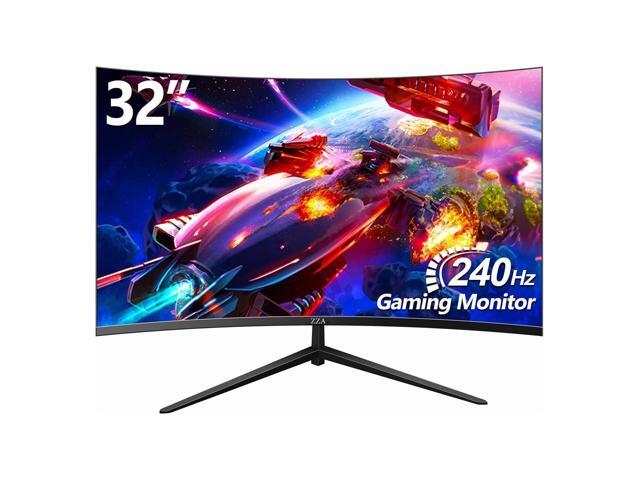 32 Inch Curved Gaming Monitor 240hz,1K 1080P Computer PC Monitor with 1500R 1ms (GTG) HDR 600 Curved 122% sRGB DP/HDMI VESA FreeSync &...