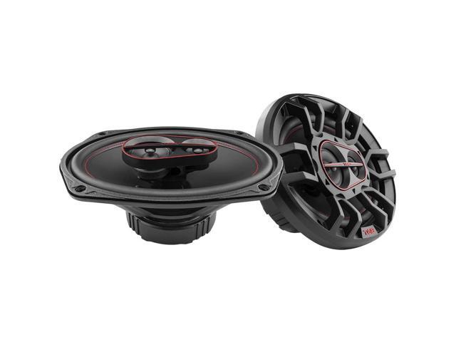 G6.9Xi GEN-X 6x9 3-Way Coaxial Speakers 180 Watts 4-Ohm with Mylar Dome Tweeters - Grill Included - Full Range Speaker Great for Car Stereo Sound...