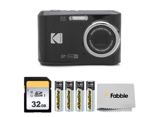 PIXPRO FZ45 16MP Digital Camera with 4X Optical Zoom 27mm Wide Angle and 2.7' LCD Screen Bundle with 32GB SD Memory Card, AA Batteries (4 Pack),...