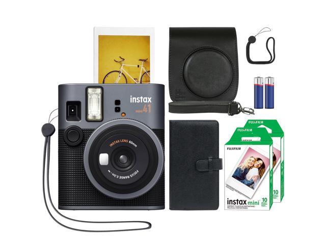 Instax Mini 41 Instant Film Camera Black + 20 Instax Instant Film Prints Bundle