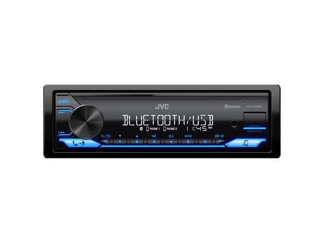 KD-SX27BT Car Stereo with Bluetooth, 100W Digital Media Receiver, 1.5A USB to Charge Devices, Single DIN Head Unit, AM/FM, Aux-in, Remote App