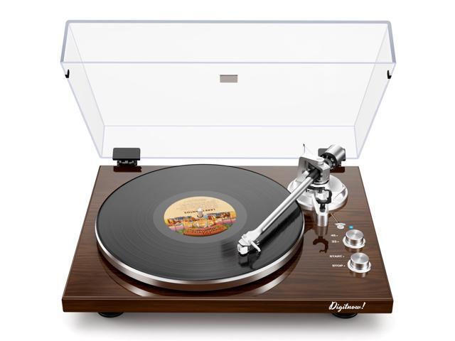 Belt Drive Turntable for Vinyl Record Player,Connect with Bluetooth Speakers or Active Speaker,Built-in Phono Pre-amp,USB Digital Output, Magnetic...