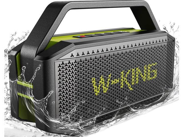 Portable Bluetooth Speaker 100W(Peak) Loud with Deep Bass, IPX6 Waterproof Speakers Bluetooth Wireless, 60W Ex-large Passive Radiator/40H/EQ/Dual.
