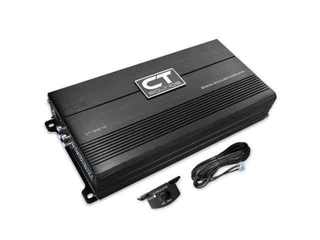 CT-1000.1D Compact Class D Car Audio Monoblock Amplifier, 1000 Watts RMS