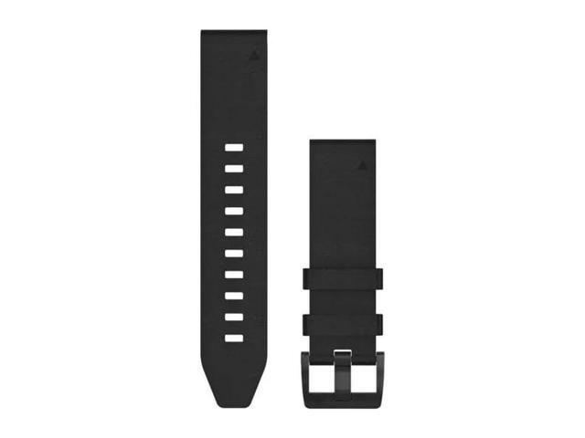 QuickFit 22 Watch Band - Black Leather