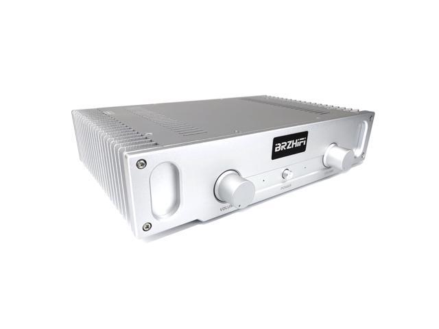 A1S Pure Class A Power Amplifier Hi-Fi 20W×2 2.0 Channel Stereo Home Audio Amp (Silver)