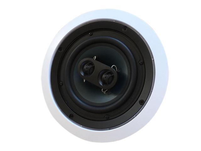 652S2C Silver Ticket In-Wall In-Ceiling Speaker with Pivoting Tweeter (2 Channel Stereo 6.5 Inch in-ceiling) 9.4 inch overall size
