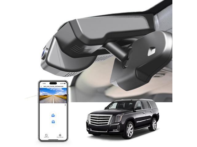 Front 4K & Rear 1080p Dash Cam for Cadillac Escalade/Escalade ESV 2015-2020(Model B), Model B & Model C Have Same Models Years but Vehicle Sensor.