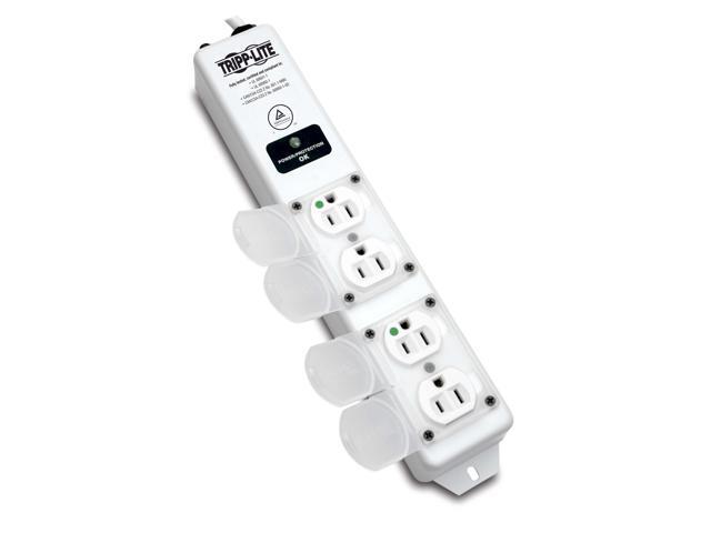 Safe-IT 4-Outlet Medical-Grade Surge Protector Power Strip, UL 60601-1 Compliance, Not for Patient-Care Vicinity, 15ft. Power Cord with NEMA...