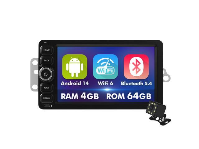7 Inch IPS 4+64GB Touchscreen Android 14 Car Stereo for Chevrolet Silverado Impala Tahoe GMC Sierra Yukon Hummer with CarPlay & Android Auto Car.