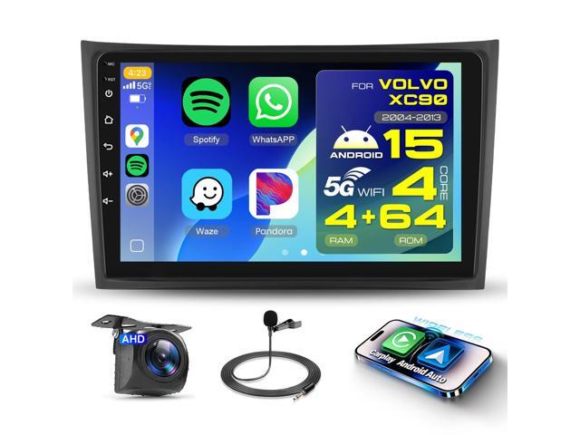 4G+64G Android Car Radio Stereo for Volvo XC90 2004-2013 with DSP/Wireless Carplay/Android Auto, 10.1 inch Touch Screen Radio Bluetooth 5.0 FM/RDS.