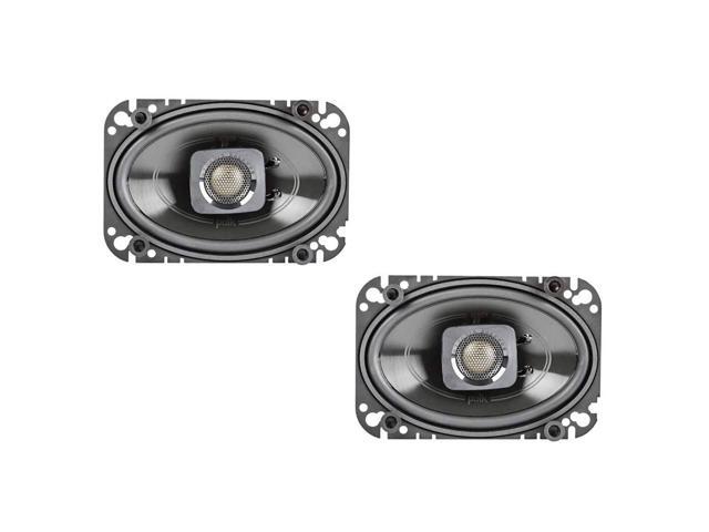 DB462 DB+ Series 4' x 6' Coaxial Speaker for Car & Marine, 2-Way Boat & Car Audio Speakers, 50-22kHz Frequency Response, Polypropylene Woofer Cone...