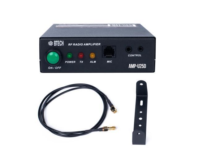 AMP-U25D Amplifier 20-40W Power Boost for UHF (400-480MHz) Compatible with Handheld Radios Amplifies Analog and Digital Modes Ideal for...
