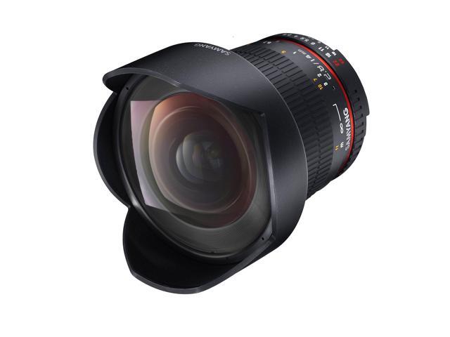 14mm F2.8 Full Frame Ultra Wide Angle Lens for Sony E - Built-In AE Chip, Manual Focus, Low Distortion, Wide Aperture, Petal Hood, One Size (Black)