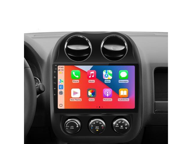 Car Radio for Jeep Compass Patriot 2010-2016, 10.1 inch Touch Screen Android 13 2G RAM 64G ROM Carplay/Android Auto/Mirror Link/SWC/Bluetooth/WiFi...