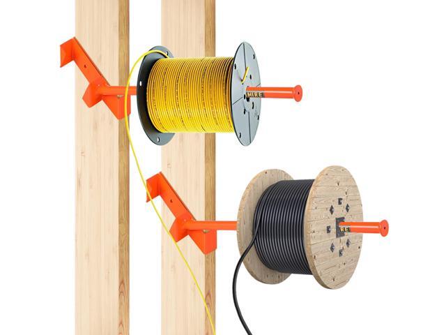 Spool Tools Stud Winder Wire Dispenser for Fast Load Dispensing of Wire Reels, Coils, Cables, Maximum Load of 300 Pounds (2 Pack)
