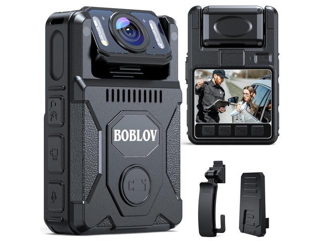 M7 128GB Body Worn Camera, 180° Rotate Body Cam, 4000 mAh Battery & Fast Charger, 15 Hrs Video Record, 1080P Body Camera with Audio for Police,...