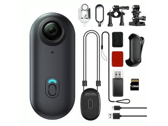 1080P Mini Body Camera 128GB, Wearable Magnetic Clip On Camera, 150Â° Wide Angle POV, WiFi App Live View, Waterproof Case, Helmet/Bike Mount, Action