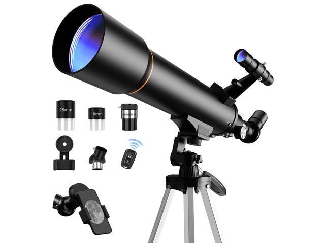 Telescope for Beginners, 70mm Aperture (20X-150X) 500mm Focal Length Refractor Astronomy Telescopes for Planets and Stars, Telescopio with Carry...