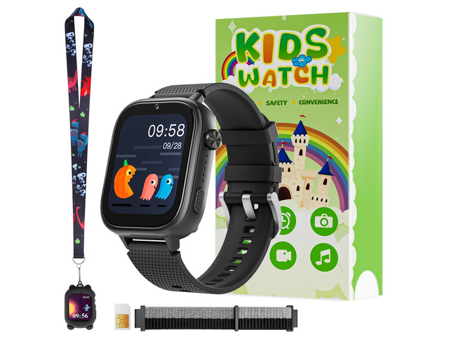4G Kids Smart Watches Girls Gifts Age 3-12, Smart Watch for Kids with 47 Games, Two-Way Calling Feature, SOS Emergency Call Camera Video Recorder...