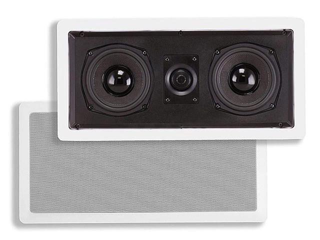 Aramid Fiber In-Wall Center Channel Speaker - Dual 5.25 Inch (Single) With Titanium Tweeters - Caliber Series