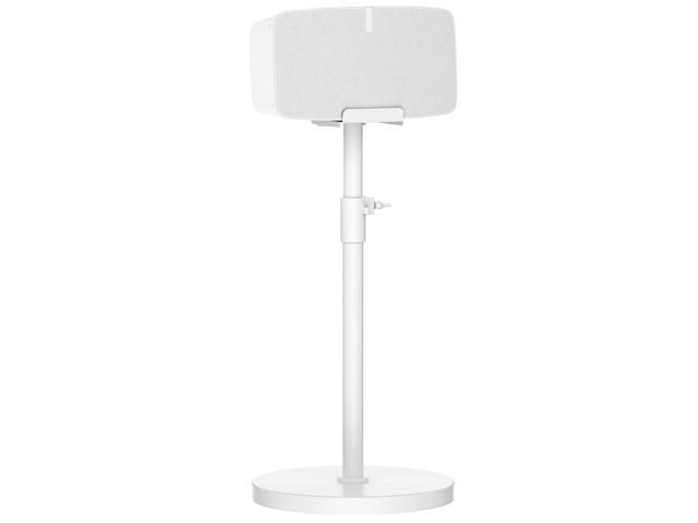Height Adjustable Speaker Stand for Sonos Five & Play 5 Speaker Support Vertical & Horizontal - Heavy-Duty Floor Stand for Sonos Play 5 Gen 2 and.