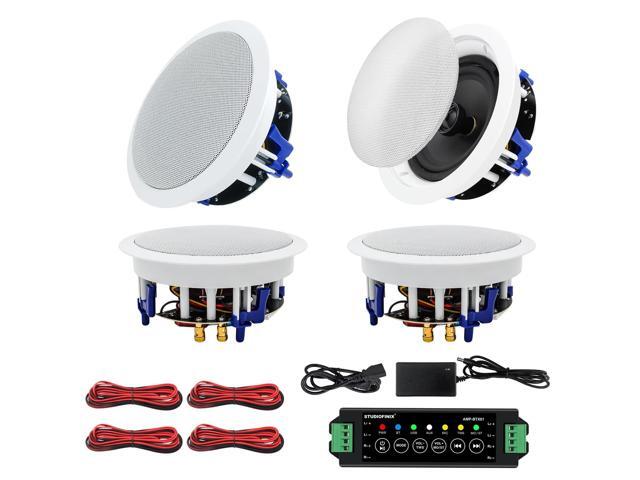 6.5 Inch Bluetooth Ceiling Speakers 640Watts 2-Way Great for Home Theater, Living Room, Office, Kichten, Study Room, Basement, Covered Patio and...