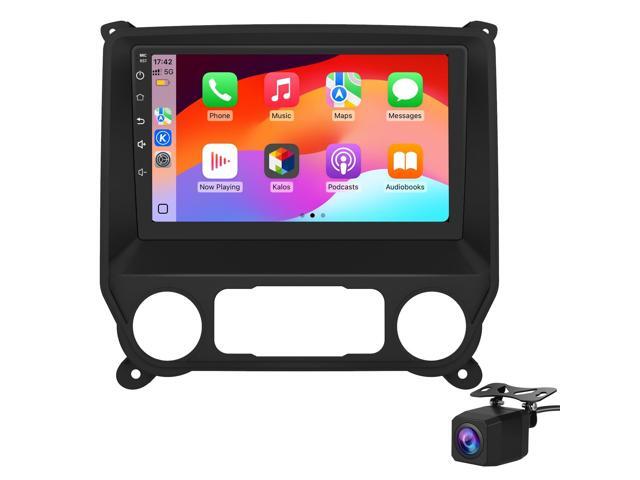 Android 13 Car Radio Stereo 2G RAM 64G ROM for Chevy Silverado GMC Sierra 2014 2015 2016 2017 2018 with Backup Camera Wireless Carplay Android Auto