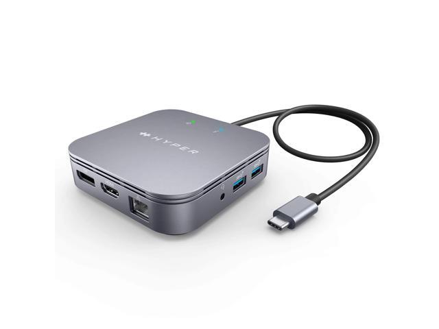 Drive USB-C & Thunderbolt 4 Dual Monitor Dock - 4K60Hz HDMI Thunderbolt Docking Station -7-in-1 Dock - Slim, Portable, Powerful