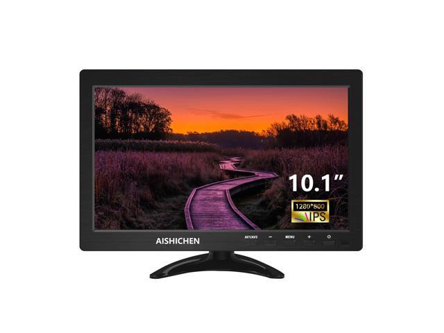 10.1 Inch Small Monitor, Raspberry Pi Display Built-in Speakers, Mini Screen1280 x 800, HDMI Monitor 60 Hz, 5ms, IPS Screen Display w/Remote...