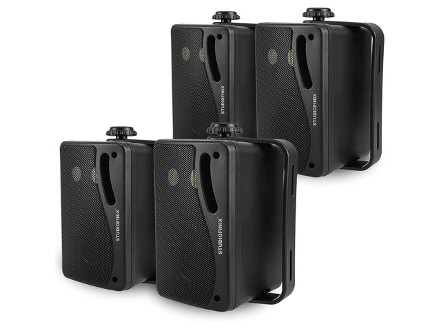 3.5'' Passive Outdoor Speakers Wired Waterproof,400W Premium Mountable Wall Mount Speakers with Superior Sound,All-Weather Durability,for Patio...