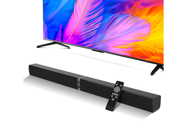 Sound Bar for Smart TV,80W Bluetooth Soundbar 2-in-1 Detachable TV Speaker with Bluetooth 5.0/ARC/Optical/AUX, Home Theater Surround Sound System...