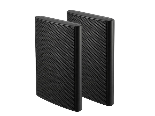 Ultra Slim 5.25 Inch 240W Wall Mount Speakers, 8 Ohm Passive Home Theater Indoor Speakers for Bedroom, Kitchen, Living Room,Black(Pair)