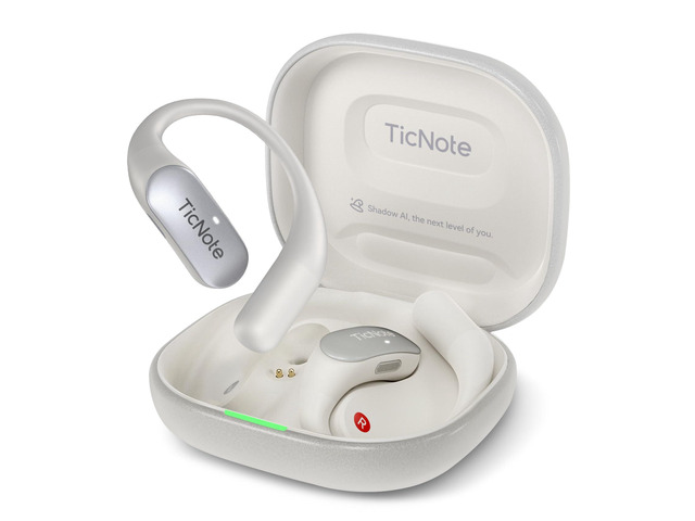 TicNote Pods Wearable AI Voice Recorder with 4G, No Phone Needed, Voice Activated, AI Transcription & Translation,Auto Transcription & Meeting...