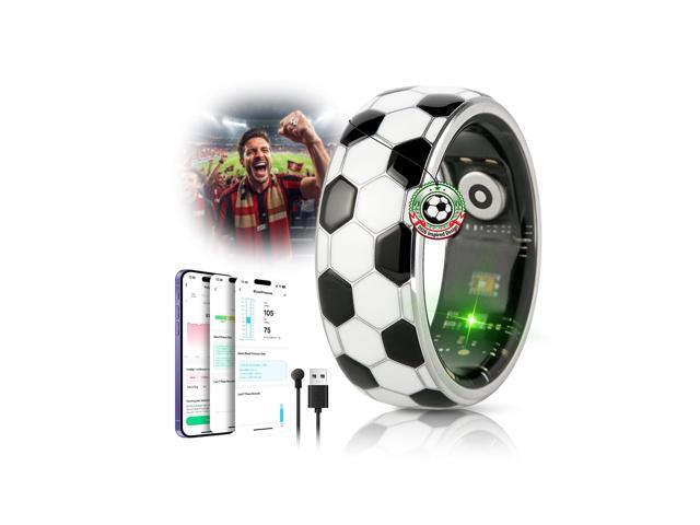 Smart Ring & Wireless Charging CasePro Athlete Grade Precision Sports Tracking2026 World Tournament Soccer Fan Smart Ring for Women & Men, Fitness...