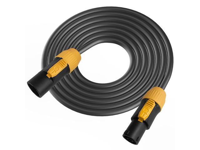 12AWG PowerCon True Male to Female Cable,Seetronic SAC3FX to SAC3MX PowerCon Extension Cable,IP65 Profeesional Hand-Built-25FT