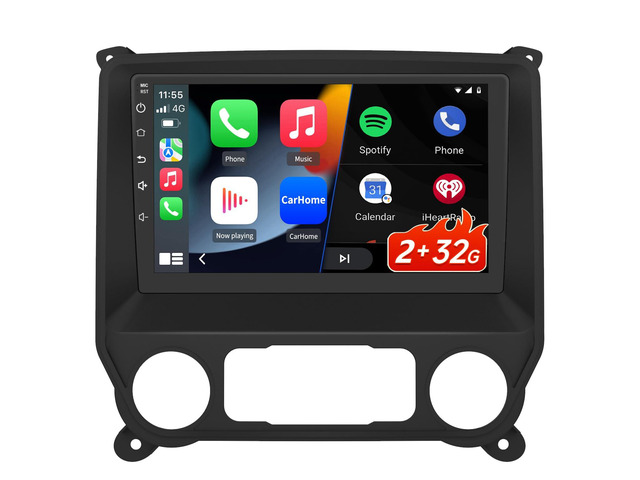 Car Stereo for Chevy Silverado GMC Sierra 2014-2018,10 inch Touch Screen Android 13 2GB+32GB Car Radio with CarPlay/Android Auto/BT/GPS/FM Support...
