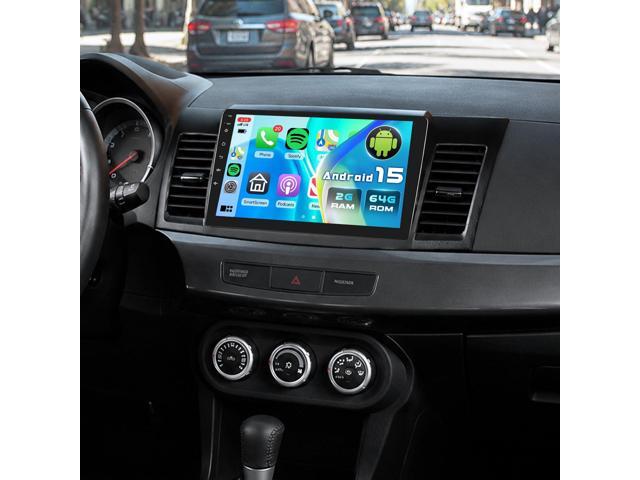 5Ghz WiFi 2G+64G Android 15 Radio for Mitsubishi Lancer 2008-2017 Car Stereo with Wireless Carplay Android Auto Bluetooth5.0 EQ 9 Inch IPS...