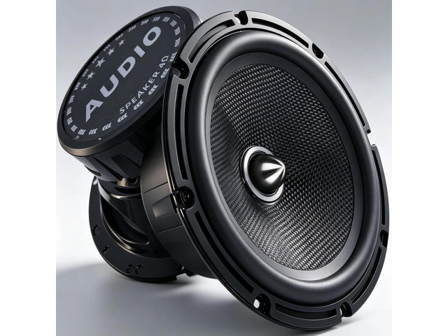 6.5 Inch Car Speakers 800W Max 4 Ohm Carbon Fiber Cone Woofer 2 Pack Bullet Head Design Door Speaker Deliver Deep Bass and Clear Stereo Sound,...