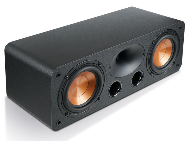 Center Channel Speaker for Home Theater Surround Sound System Silk-Dome Horn Tweeter, 5 inch Woofer, Gold-plated Terminals, Dual Bass Reflex...