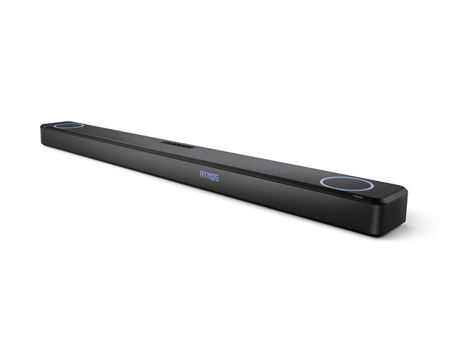 Fidelio FB1 7.1.2-Channel Surround Sound Soundbar with Integrated Dolby Atmos and Subwoofer + DTS Play-Fi, All-in-One, Premium Design and Materials
