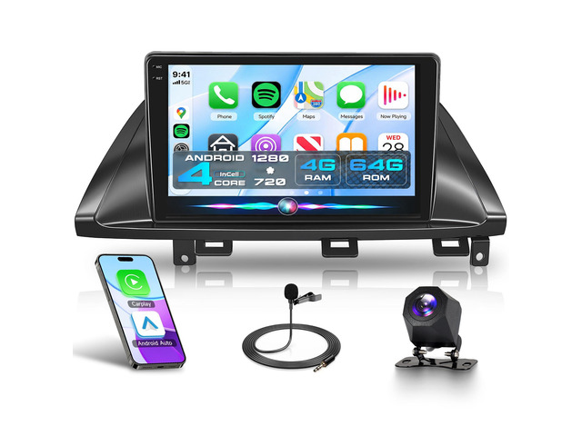 4 Core 4G+64G Android 15 Car Stereo for Honda Odyssey 2005-2010, 10.1' Touchscreen Radio with Wireless CarPlay Android Auto, GPS WiFi Bluetooth...