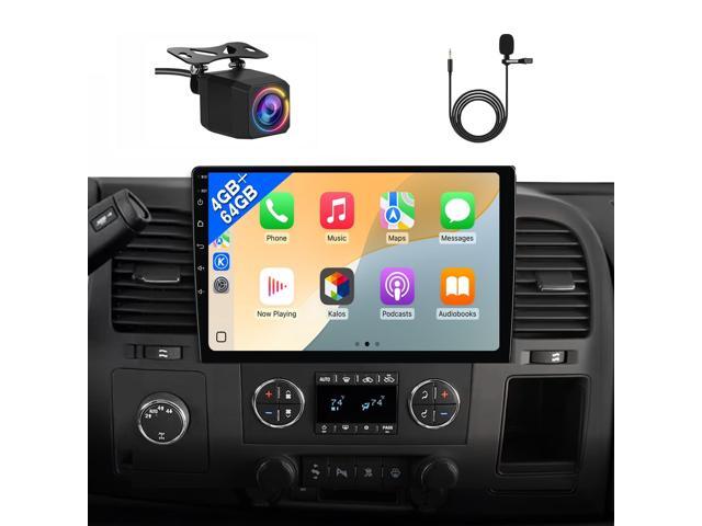 8Core 4GB+64GB Car Radio Stereo Upgrade for Chevrolet Silverado 2007-2013 Tahoe GMC Sierra Yukon with CarPlay Android Auto Backup Camera