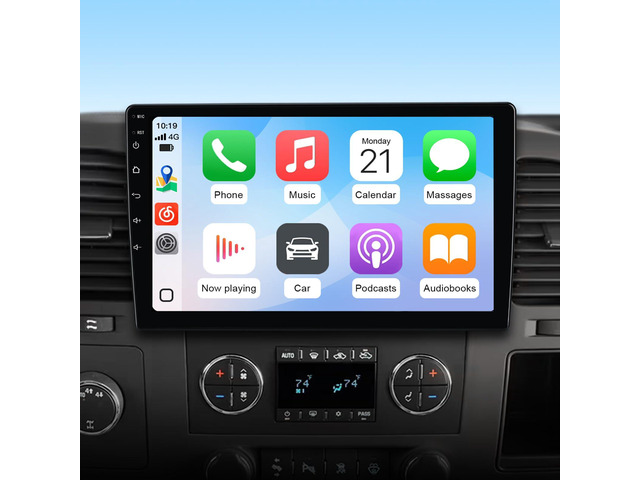 4Core 64GB ROM Car Radio Stereo for Chevy Chevrolet Silverado 2007-2013 Tahoe Equinox GMC Sierra Yukon with Android 13 CarPlay Android Auto...