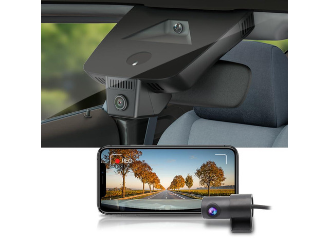 Front 4K+Rear 1080P Dash Cam Adapts for GMC Acadia 2024-2026 (HD2-D5300), OEM Factory Look, Dual HD Video, WiFi & APP, Loop Recording, Gravity...