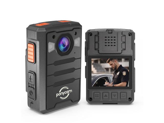 1440P 4G GPS Body Camera, SIM Card Included, 17H Record Time, 3600mAH Battery, 128G Memory Audio Video Recording and Intercome Body-Worn Camera,...