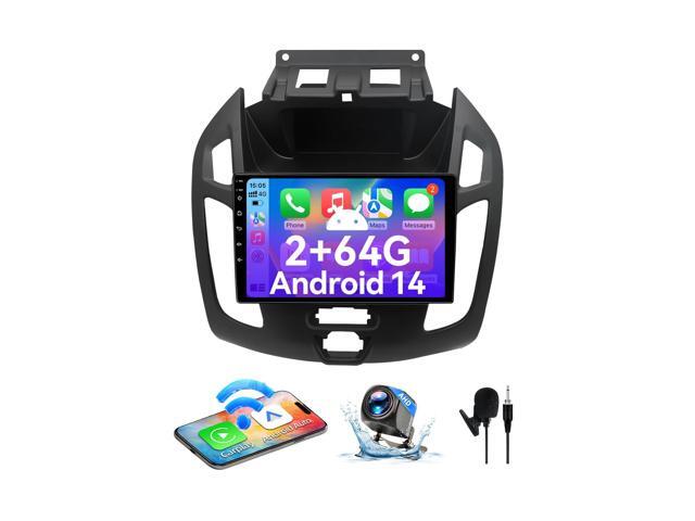 Android 14 Car Radio Compatible with Ford Transit Connect 2014-2018,Touchscreen Car Stereo with Wireless Carplay Android Auto,FM,Multimedia.